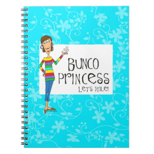 Caderno espiral da princesa de Bunco