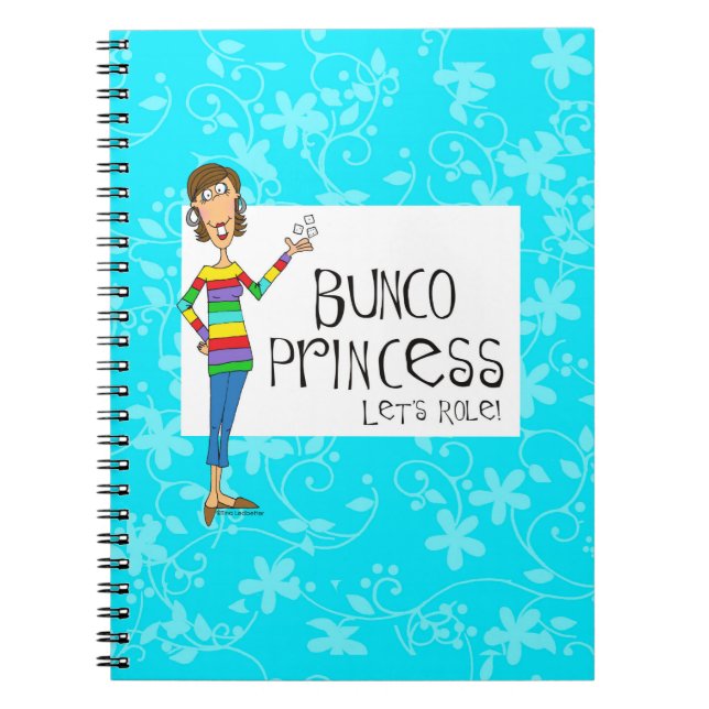 Caderno espiral da princesa de Bunco (Frente)
