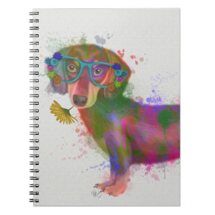 Caderno Espiral Dachshund e Óculos - Lixeira