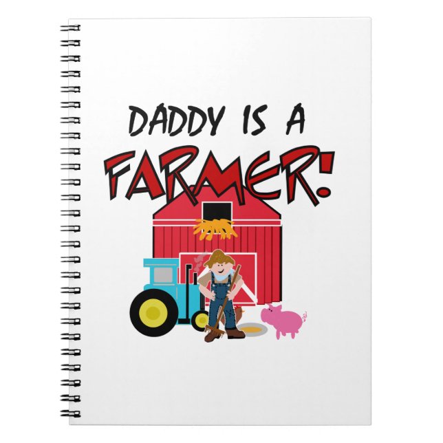 Caderno Espiral daddyisafarmerTEE (Frente)