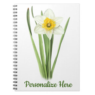 Caderno Espiral Daffodil Flower