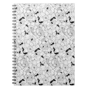 Caderno Espiral Daffodils primavera floral