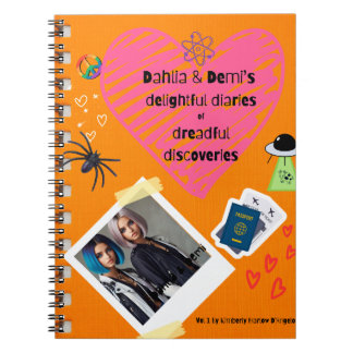 Caderno Espiral Dahlia e Demi