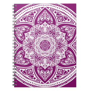 Caderno Espiral Dahlia Mandala