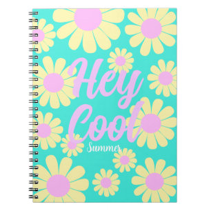 Caderno Espiral Daisy Yellow Teal