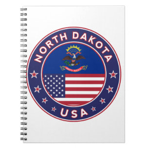 Caderno Espiral Dakota do Norte