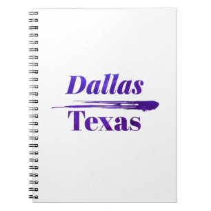 Caderno Espiral Dallas Texas