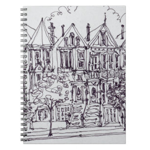 Caderno Espiral Damas Pintadas   São Francisco, Califórnia