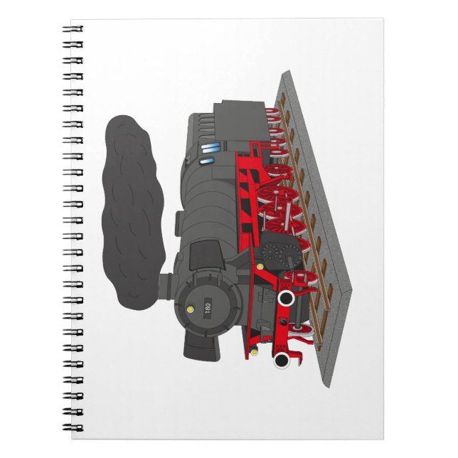 Caderno Espiral Dampflokomotive (Frente)