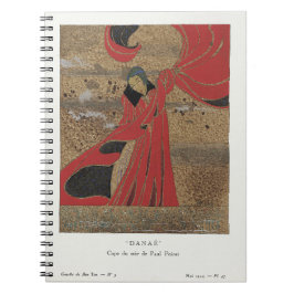 Caderno Espiral "Danaé": Cabo do Sul por Paul Poiret, moda