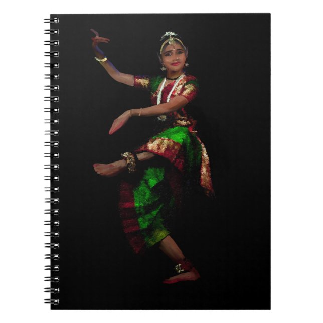 Caderno Espiral Dança -130 de Bharathanatyam (Frente)