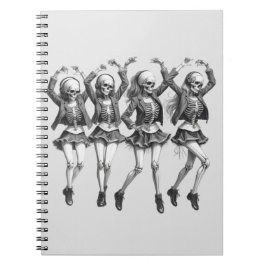 Caderno Espiral Dança de Mulheres Mortais