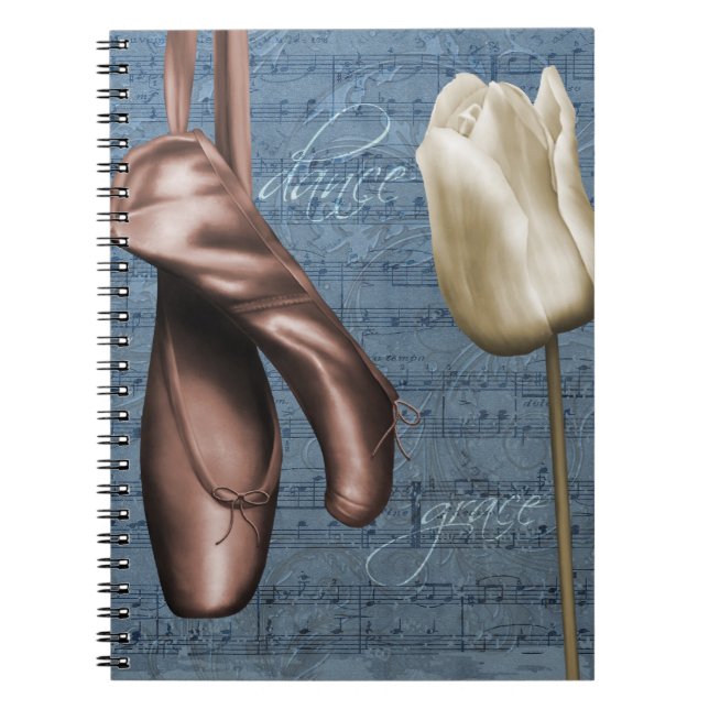 Caderno Espiral Dança graciosa (Frente)