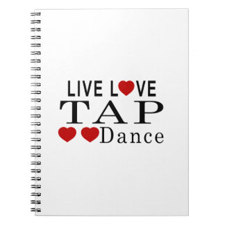 CADERNO ESPIRAL DANÇA VIVA DA DANÇA DE TORNEIRA DO AMOR