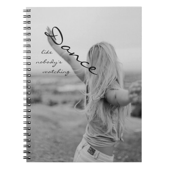 Caderno Espiral Dançar como ninguém está assistindo (Frente)