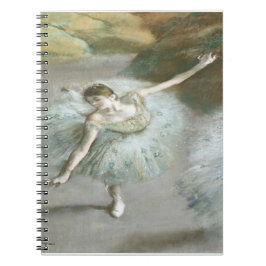 Caderno Espiral Dançarina em Verde por Edgar Degas