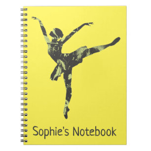 Caderno Espiral Dançarina moderna do balé