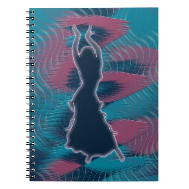 Caderno Espiral Dançarina *Porcha* (Frente)