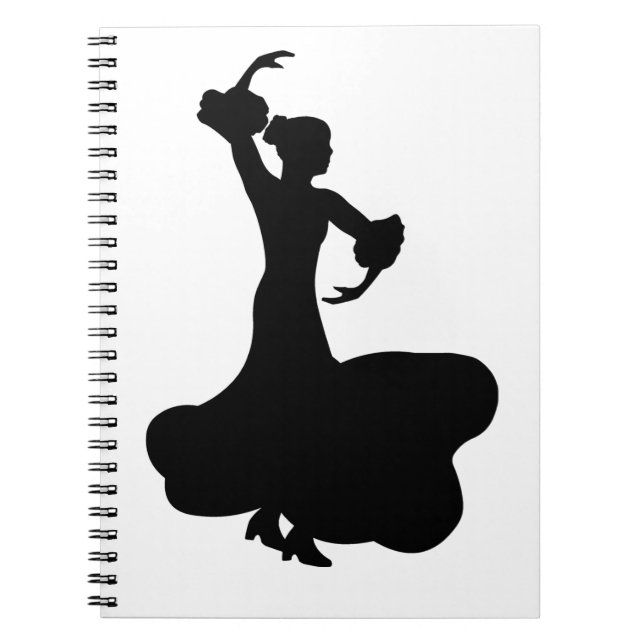 Caderno Espiral Dançarino do Flamenco (Frente)
