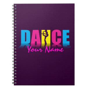 Caderno Espiral Dançarino personalizado da dança