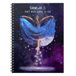 Caderno Espiral Dançarinos não precisam de asas para voar Diário