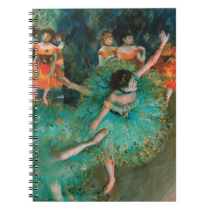 Caderno Espiral Dançarinos no verde por Edgar Degas