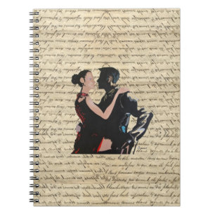 Caderno Espiral Dançarinos Tango
