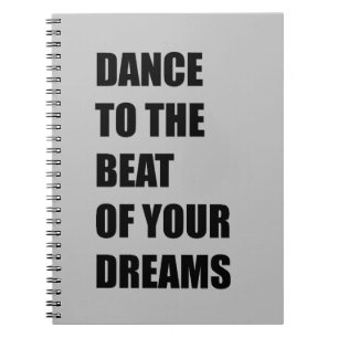 Caderno Espiral Dance ao ritmo dos seus sonhos