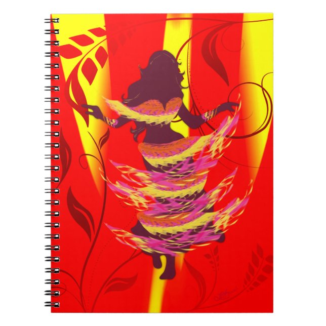 Caderno Espiral Dancer *Rayjii* (Frente)