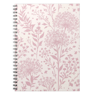 Caderno Espiral Dandelion Doce Rosa Abafada - Neutro