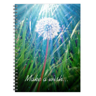 Caderno Espiral Dandelion Macro