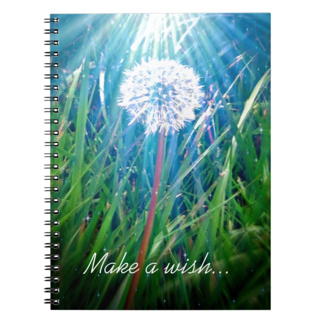 Caderno Espiral Dandelion Macro (Frente)