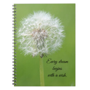 Caderno Espiral Dandelion Wish