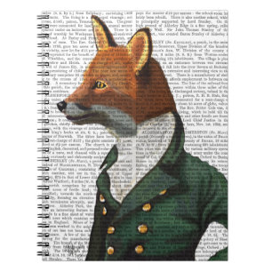 Caderno Espiral Dandy Fox Portrait