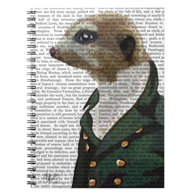 Caderno Espiral Dandy Meerkat Portrait (Frente)