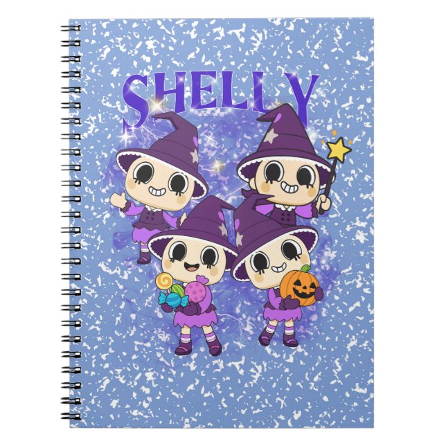 Caderno Espiral Dandy's World School Shelly Notebook  (Frente)