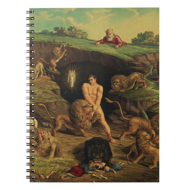 Caderno Espiral Daniel na Cova dos Leões (Frente)