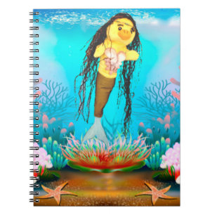 Caderno Espiral Danni a Sereia
