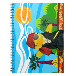 Caderno Espiral Danny Duck o notebook pirata