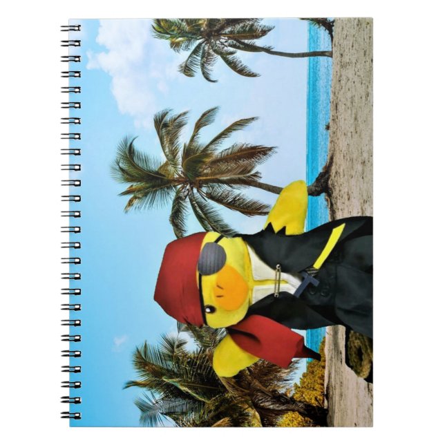 Caderno Espiral Danny Duck o notebook pirata (Frente)