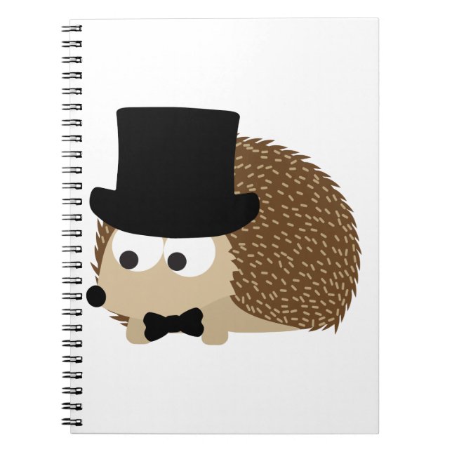 Caderno Espiral Dapper Hedgehog (Frente)