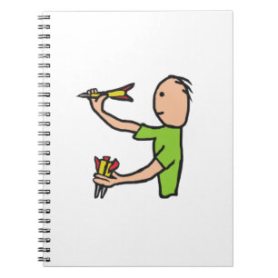Caderno Espiral Dardos