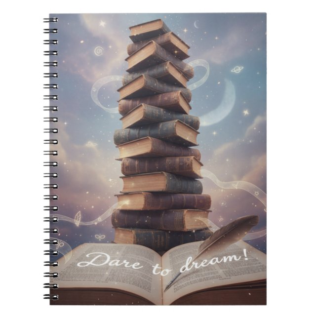 Caderno Espiral Dare to Dream  (Frente)