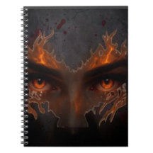 Caderno Espiral Dark Fantasy Olho Místico Queimand