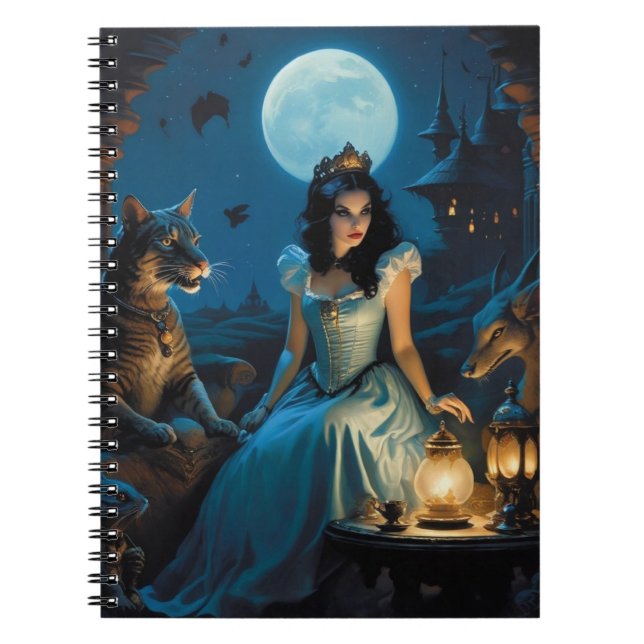 Caderno Espiral Dark Fantasy Princess (Frente)