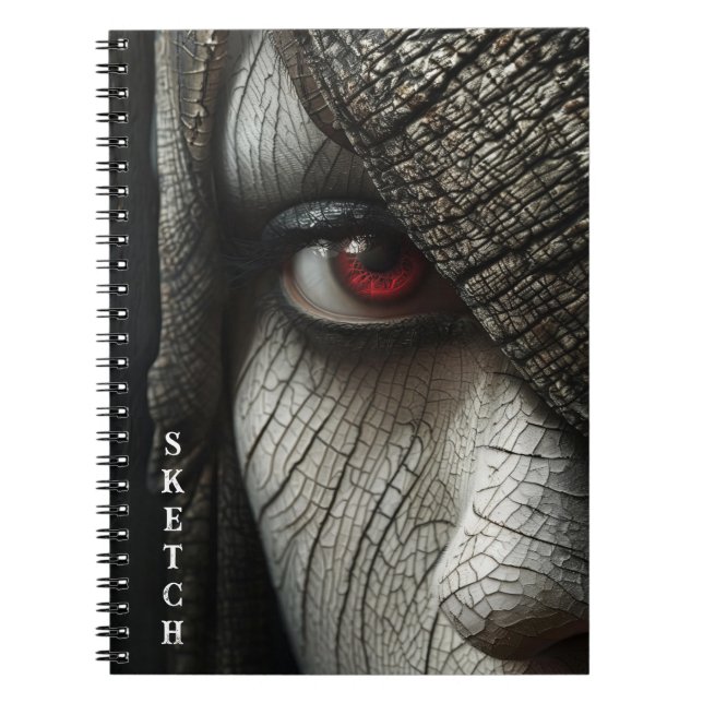 Caderno Espiral Dark Fantasy Sketchbook Spiral Notebook (Frente)