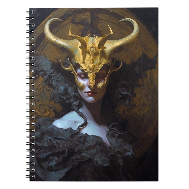 Caderno Espiral Dark Queen Fantasy Art (Frente)