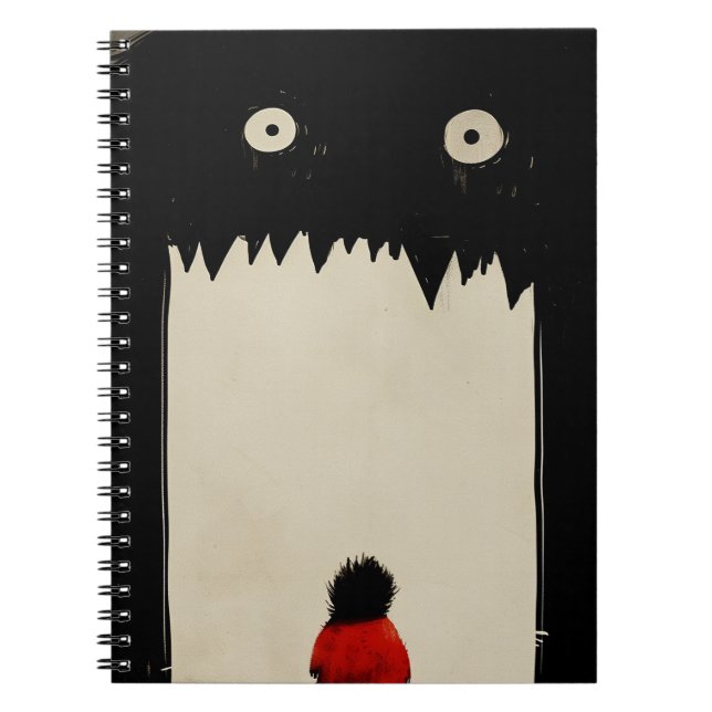 Caderno Espiral Darknes, o monstro (Frente)