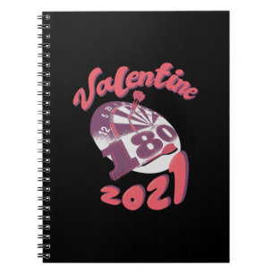 Caderno Espiral Darts é meu Namorados 2021