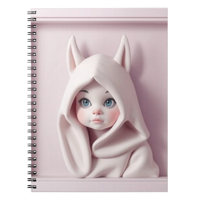 Caderno Espiral „Das Mädchen im Zaubermantel“ (Frente)